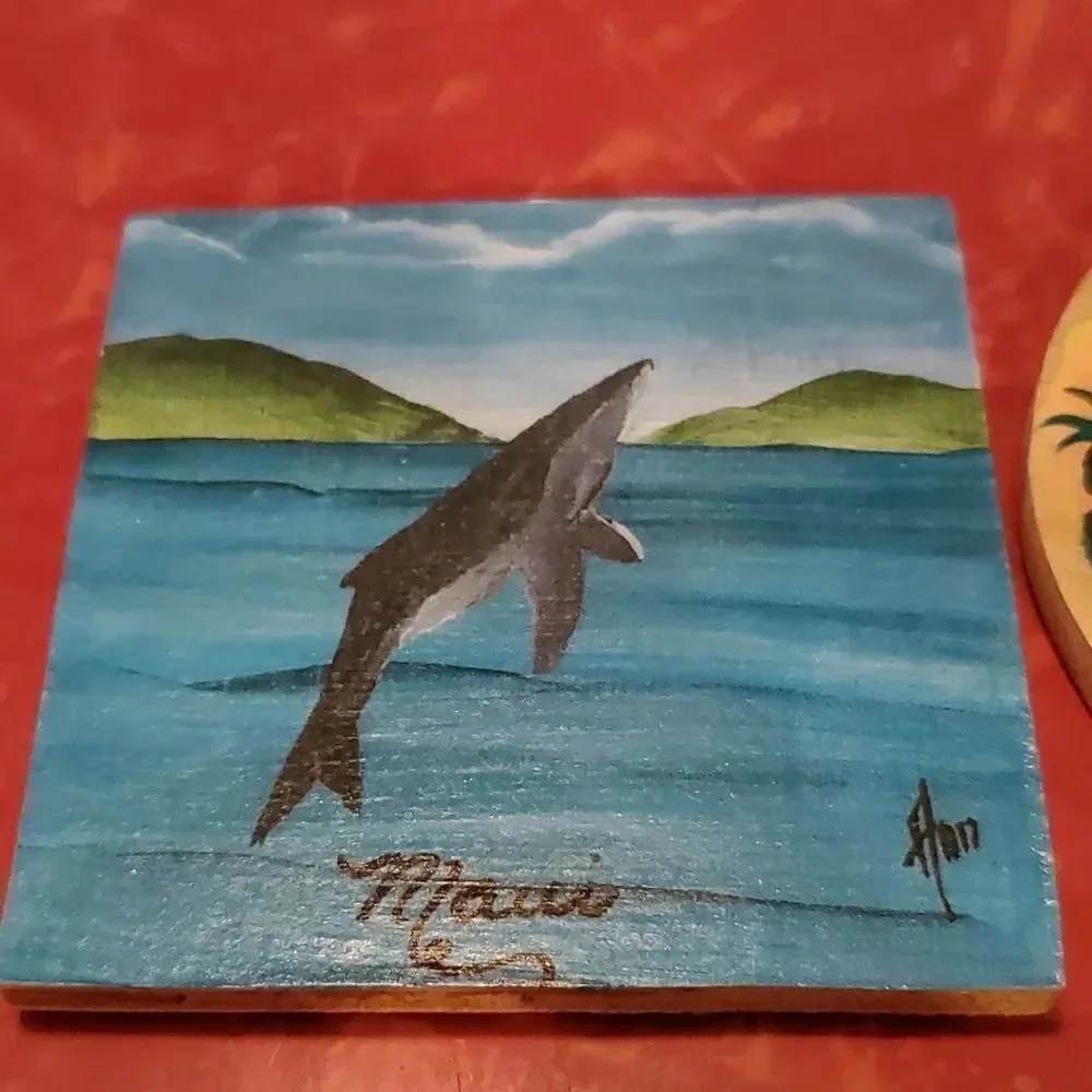 Made on Maui Hawaii Coaster Set of 3